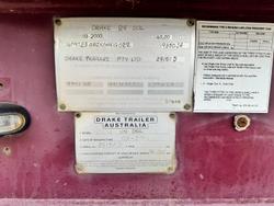 2005 Drake Trailer Australia Quad Axle Low Loader O.D