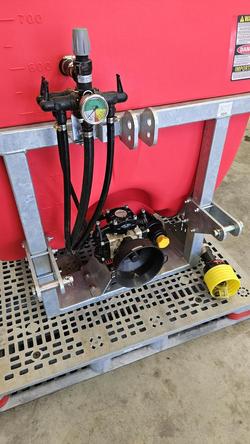 0 Silvan Slimline 800L + 8M Boom Red