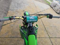 2010 Kawasaki KX450F Green