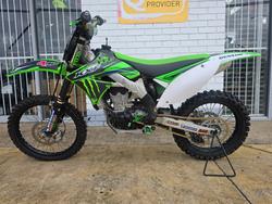 2010 Kawasaki KX450F Green