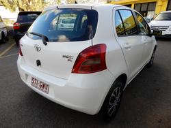 2007 Toyota Yaris YR NCP90R Snow Cap White