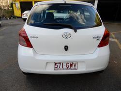 2007 Toyota Yaris YR NCP90R Snow Cap White