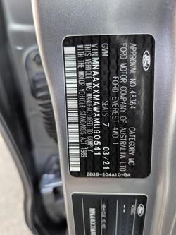 2021 Ford Everest Sport UA II MY21.25 4X4 Dual Range Aluminium