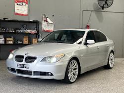 2004 BMW 5 Series 545i E60 Aspen Silver