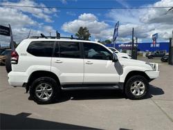 2008 TOYOTA LANDCRUISER PRADO GXL (4x4) KDJ120R 07 UPGRADE WHITE