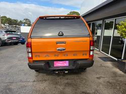 2016 Ford Ranger Wildtrak PX MkII 4X4 Dual Range Pride Orange