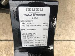 2018 Isuzu D-MAX LS-U High Ride MY18 4x2 Splash White