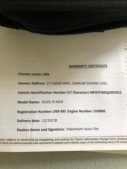 2018 Isuzu D-MAX LS-U High Ride MY18 4x2 Splash White