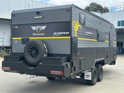 2026 JB Caravans 21'6 Scorpion Sting Rear Door