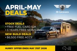 2026 JB Caravans 21'6 Scorpion Sting Rear Door