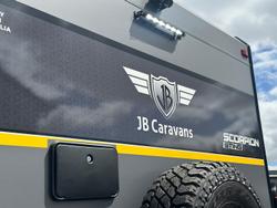 2026 JB Caravans 21'6 Scorpion Sting Rear Door