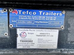 2008 Tefco Tandem B Double A Trailer