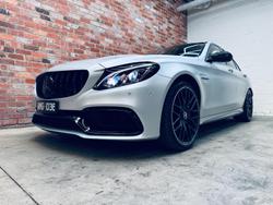 2018 Mercedes-Benz C-Class C63 AMG S W205 designo Iridium Silver magno