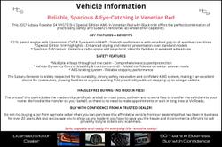 2017 Subaru Forester 2.5i-L Special Edition S4 MY17 AWD Venetian Red