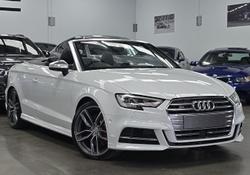 2016 Audi S3 8V MY17 Four Wheel Drive Ibis White