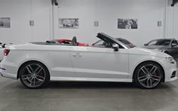 2016 Audi S3 8V MY17 Four Wheel Drive Ibis White