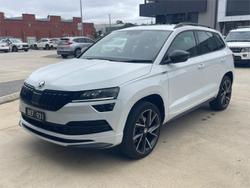 2020 SKODA Karoq 140TSI Sportline NU MY21 AWD Moon White