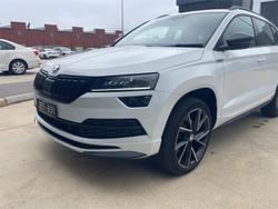 2020 SKODA Karoq 140TSI Sportline NU MY21 AWD Moon White
