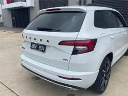 2020 SKODA Karoq 140TSI Sportline NU MY21 AWD Moon White
