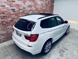 2013 BMW X3 xDrive20d F25 MY13.5 4X4 Constant Alpine White