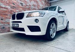 2013 BMW X3 xDrive20d F25 MY13.5 4X4 Constant Alpine White
