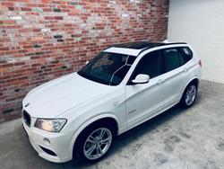 2013 BMW X3 xDrive20d F25 MY13.5 4X4 Constant Alpine White