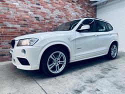 2013 BMW X3 xDrive20d F25 MY13.5 4X4 Constant Alpine White