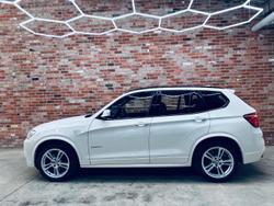 2013 BMW X3 xDrive20d F25 MY13.5 4X4 Constant Alpine White