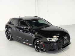 2016 Audi RS3 8V MY16 Four Wheel Drive Mythos Black