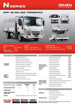 2024 Isuzu N Series NPR 45/55-155 Tradepack