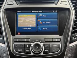 2013 Hyundai Santa Fe Highlander DM MY14 4X4 On Demand Creamy White