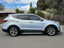 2013 Hyundai Santa Fe Highlander DM MY14 4X4 On Demand Creamy White