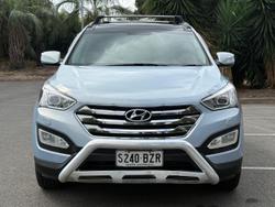 2013 Hyundai Santa Fe Highlander DM MY14 4X4 On Demand Creamy White