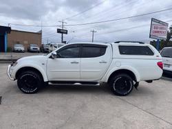 2013 Mitsubishi Triton GLX-R MN MY13 4X4 Dual Range White