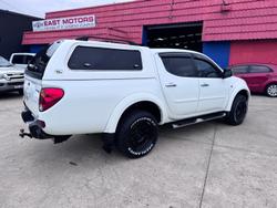 2013 Mitsubishi Triton GLX-R MN MY13 4X4 Dual Range White