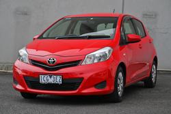 2014 Toyota Yaris YR NCP130R Cherry