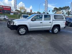 2017 VOLKSWAGEN AMAROK TDI420 CORE EDITION (4x4) 2H MY17 SILVER OR CHROME