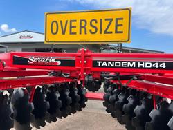 0 Serafin Tandem Hd 44 Plate Offset Disc 6.6M New RED