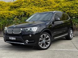 2017 BMW X3 xDrive30d F25 LCI 4X4 Constant Black Sapphire