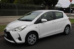 2019 Toyota Yaris Ascent NCP130R Glacier White