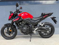 2024 Honda CB500F ABS (CB500FA) CB500 Black