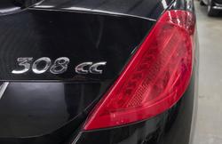 2009 Peugeot 308 CC T7 Perla Nera Black