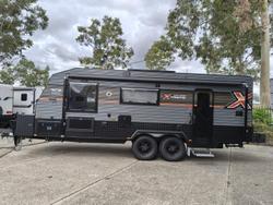 2026 JB Caravans Dirt Road Xtreme 21'6 Rear Door Club Lounge