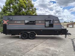 2026 JB Caravans Dirt Road Xtreme 21'6 Rear Door Club Lounge