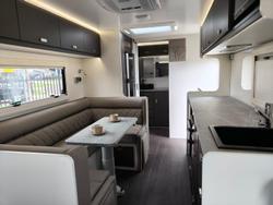 2026 JB Caravans Dirt Road Xtreme 21'6 Rear Door Club Lounge