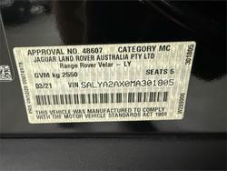 2021 Land Rover Range Rover Velar P250 R-Dynamic S