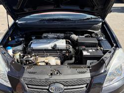 2009 Kia Rio LX JB MY09 Midnight Black