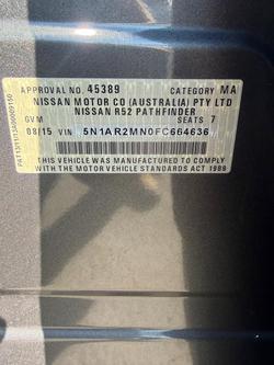 2015 Nissan Pathfinder ST R52 MY15 Gun Metallic