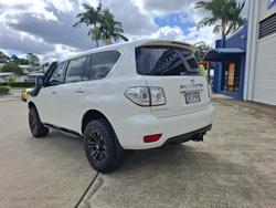 2018 Nissan Patrol Ti Y62 Series 4 4X4 Dual Range Ivory Pearl