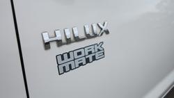 2015 Toyota Hilux Workmate TGN16R MY14 4x2 Glacier White